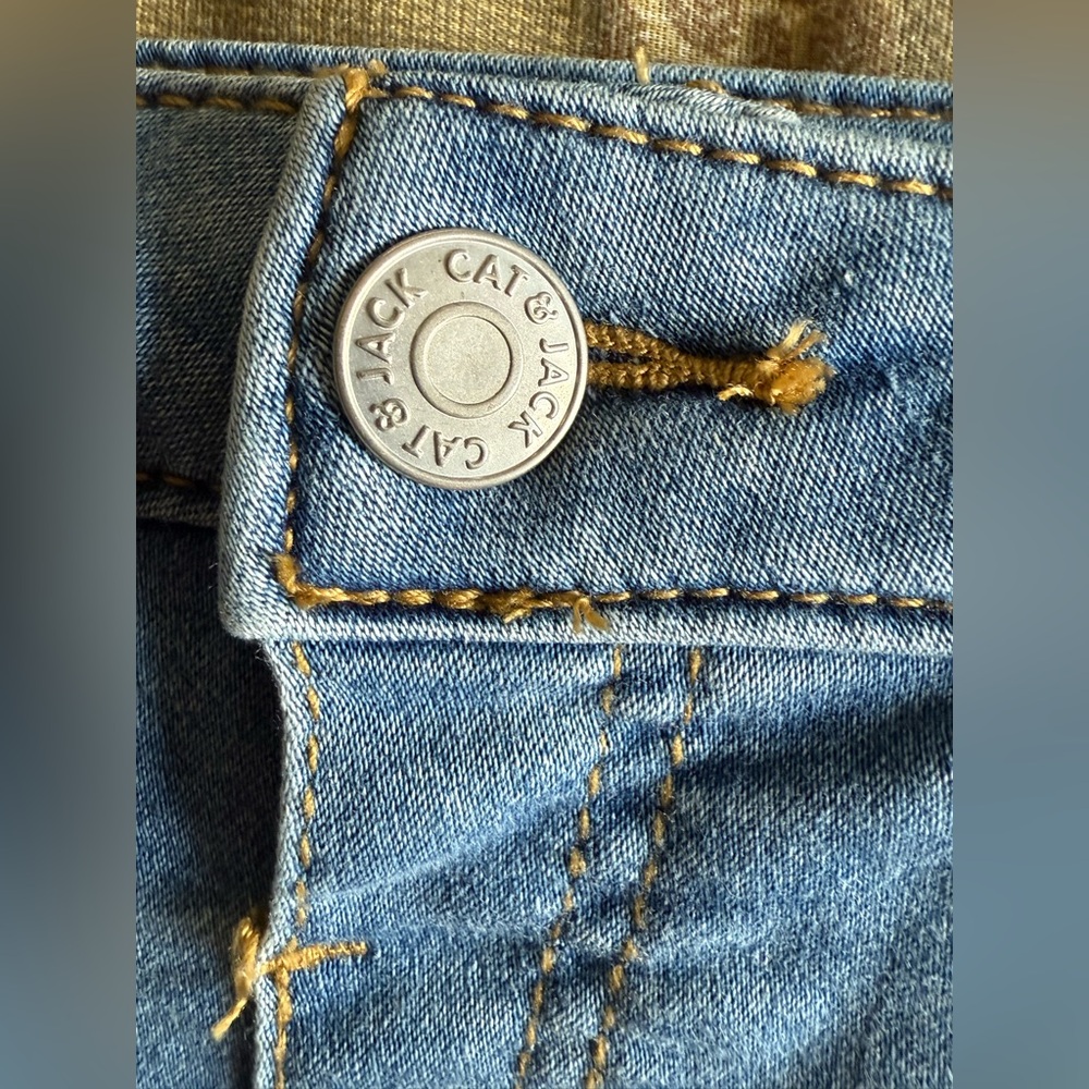 Cat & Jack girls denim shorts EUC - Picture 6 of 8